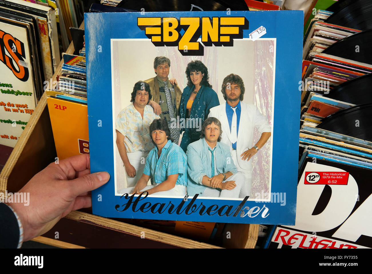Registrazione LP di BZN, Heartbreaker Foto Stock