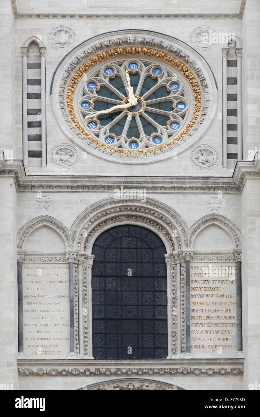 Basilica di Saint Denis in Francia Foto Stock