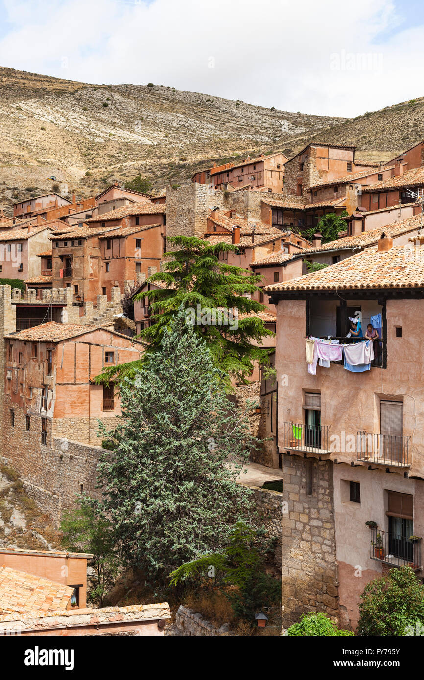 Albarracin, Teruel Aragona, Spagna Foto Stock