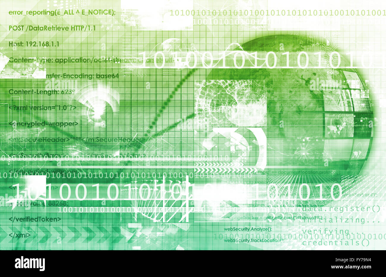 Panoramica sulla gestione dei processi aziendali e dei dati Foto Stock