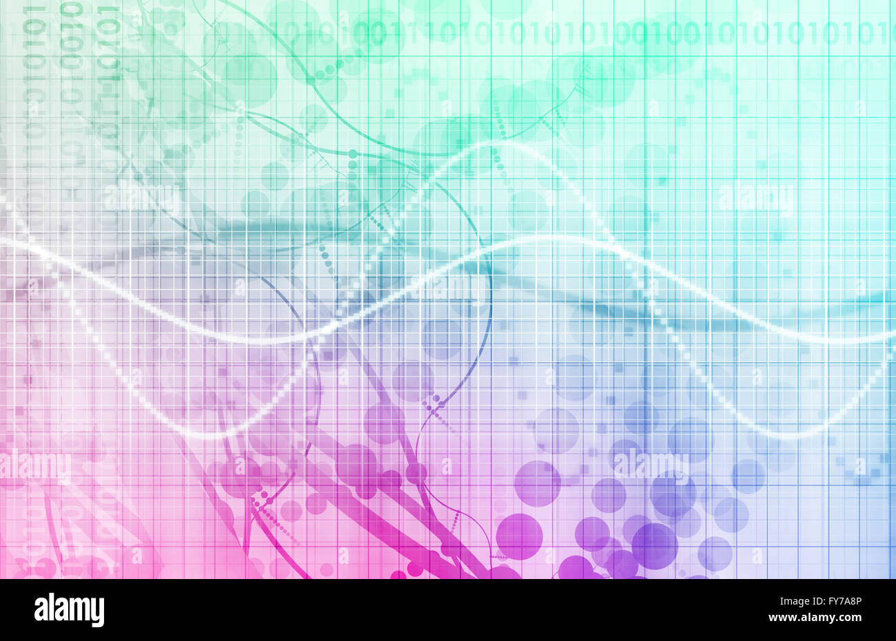 Consulenza medica con il futuristico di dati relativi alla salute Foto Stock
