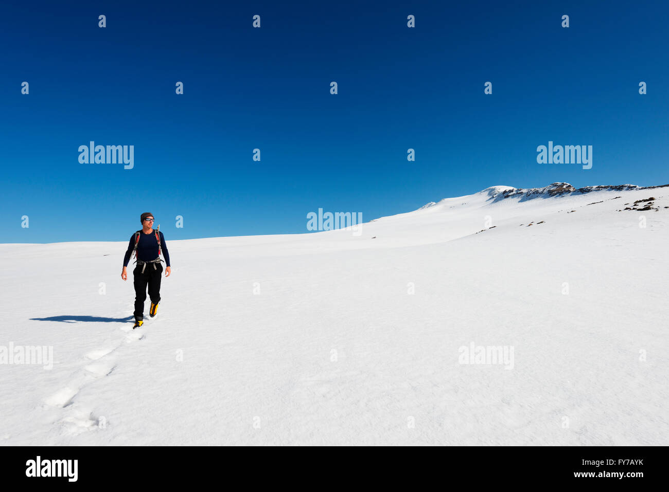 Eurasia, regione del Caucaso, Armenia, Aragatsotn provincia, il paesaggio sulle pendici del monte Aragats (4090m), la montagna più alta in Armen Foto Stock