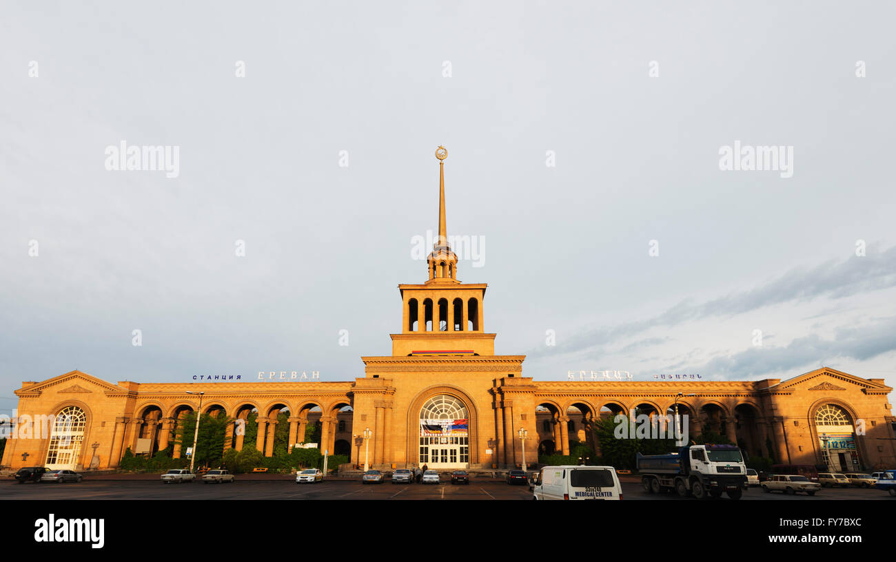 Eurasia, la regione del Caucaso meridionale, Armenia, Yerevan, Piazza Stazione Foto Stock