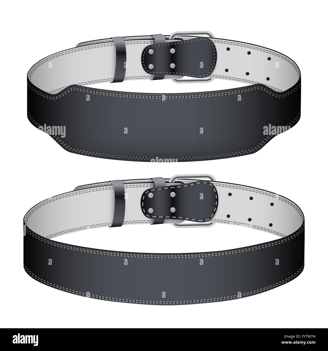 Mockup sollevamento pesi cintura PALESTRA Foto Stock