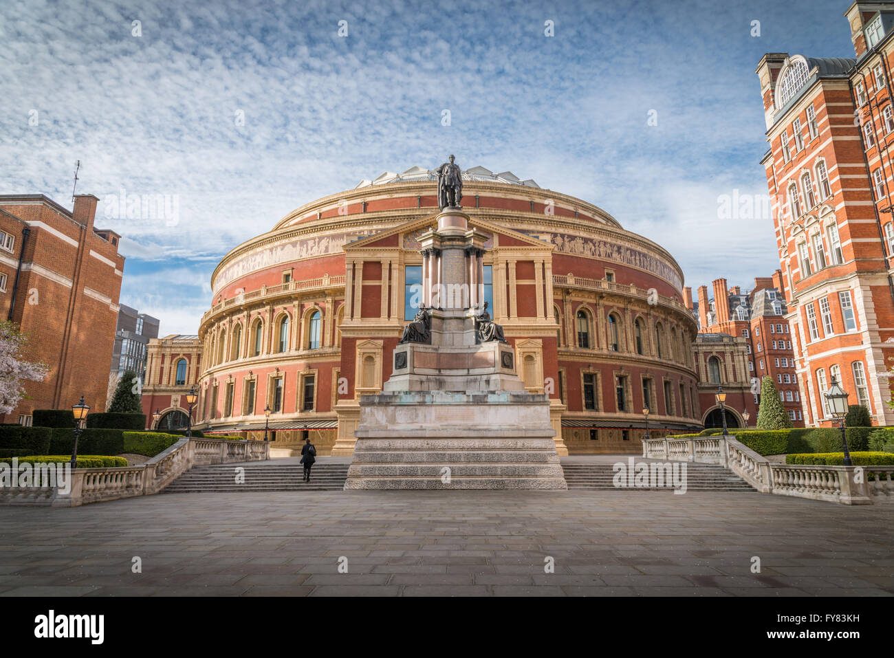 Albert Hall aperto nel 1871 con una capacità di fino a 5,272 posti a sedere per la musica classica e concerti di musica pop, opera, balletto, cerimonie di premiazione Foto Stock