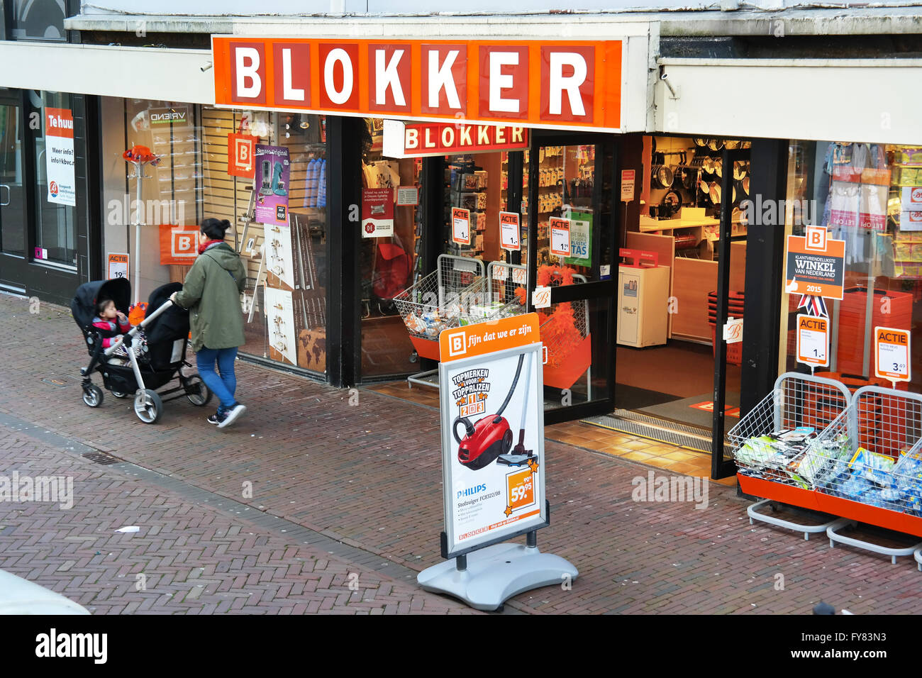 Blokker store, un olandese elettrodomestici e la decorazione degli interni la catena Foto Stock