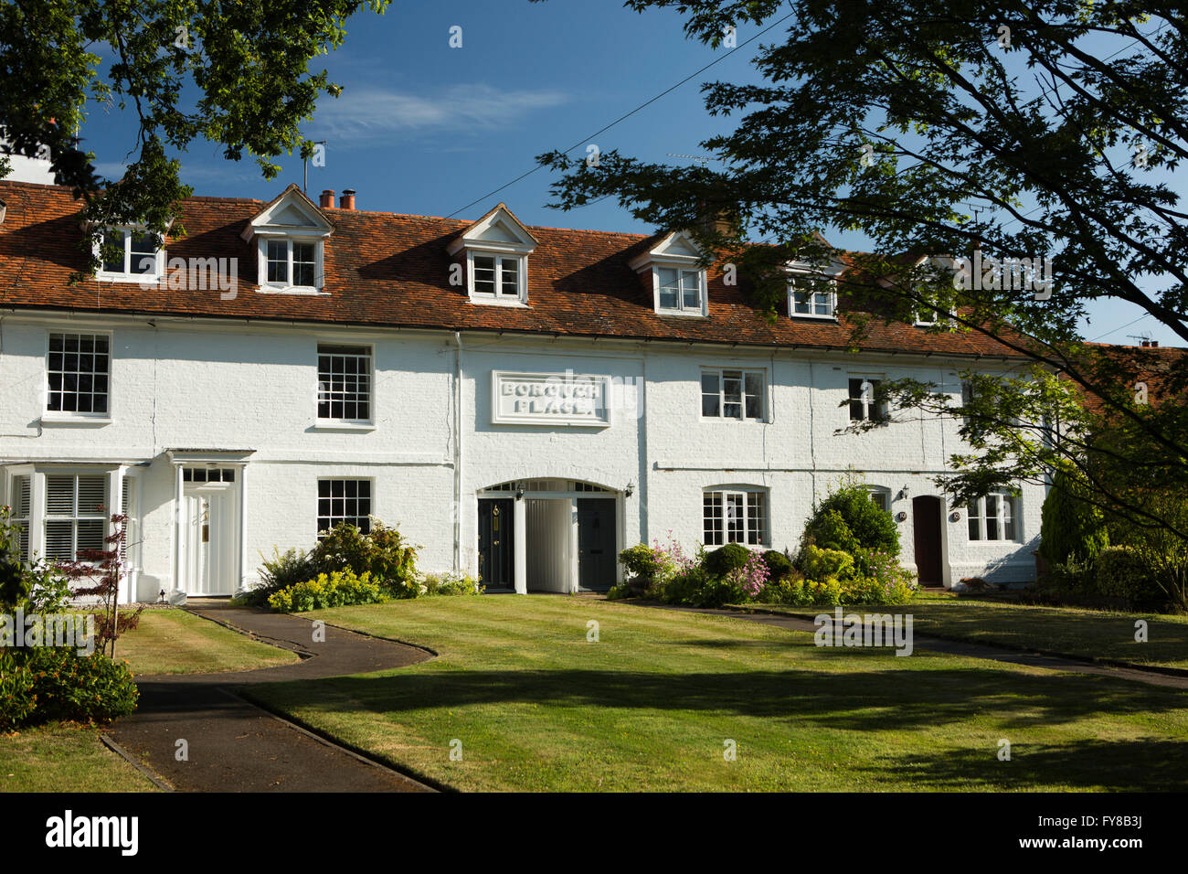 Regno Unito, Kent, Tenterden, High Street, luogo di Borough, ex fabbricato città Foto Stock