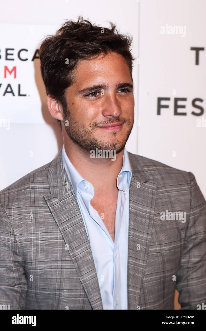 Diego Boneta assiste il 'Pele: nascita di una Leggenda' Premiere mondiale durante il 2016 Tribeca Film Festival. Foto Stock