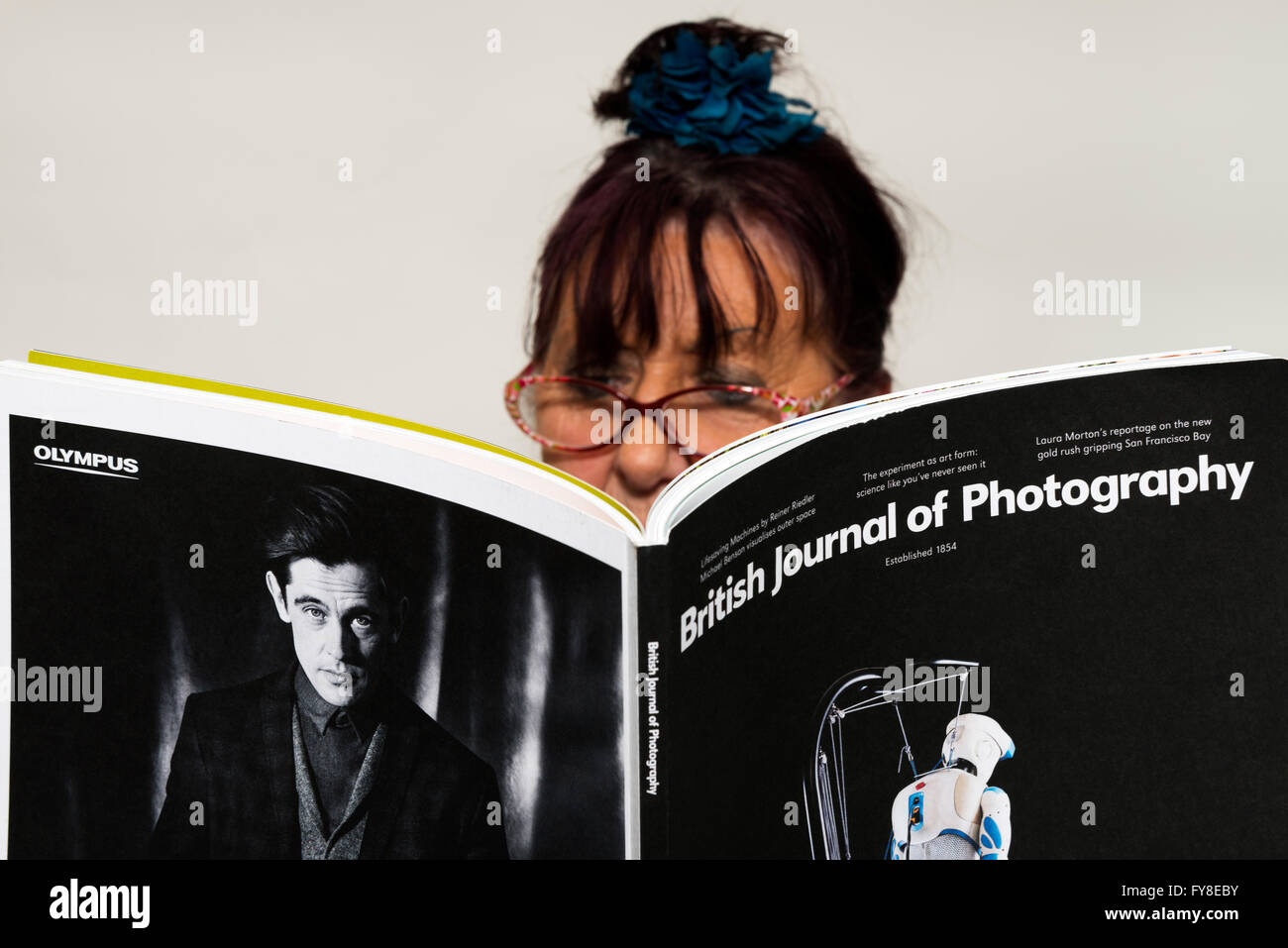 British Journal of photography magazine Foto Stock