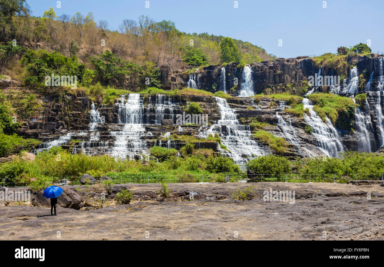 Il Vietnam, da Lat, Pongur cascata Foto Stock