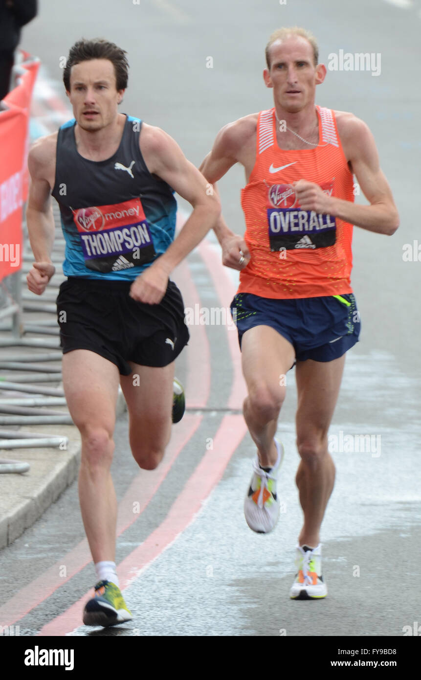Maratona di Londra 2016. Scott nel complesso Foto Stock