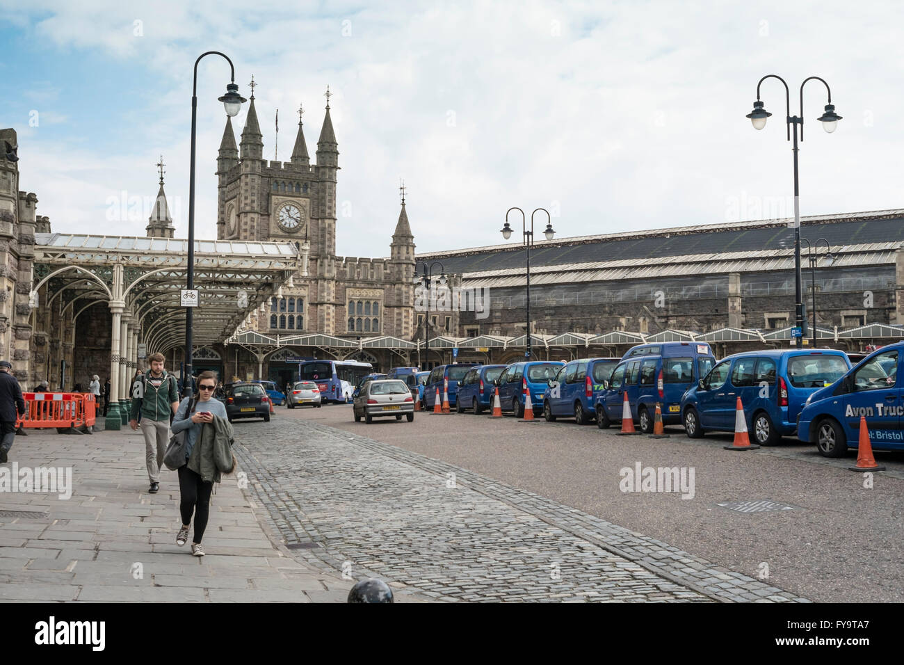 La stazione ferroviaria di Bristol Temple Meads Foto Stock