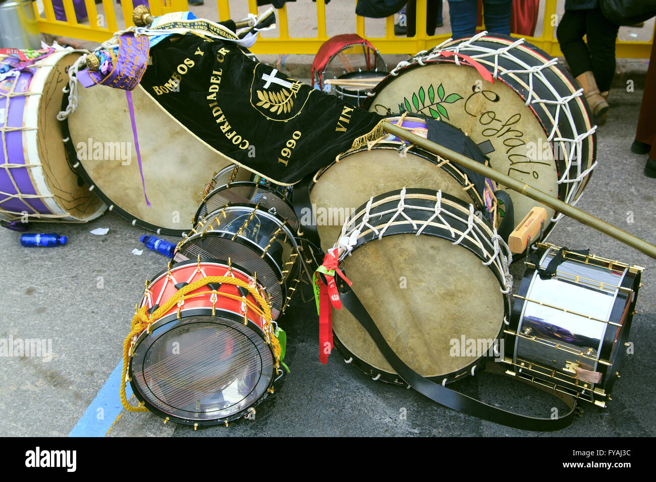 Bombos y Tambores (Drum Festival) in Moncofa Spagna Foto Stock