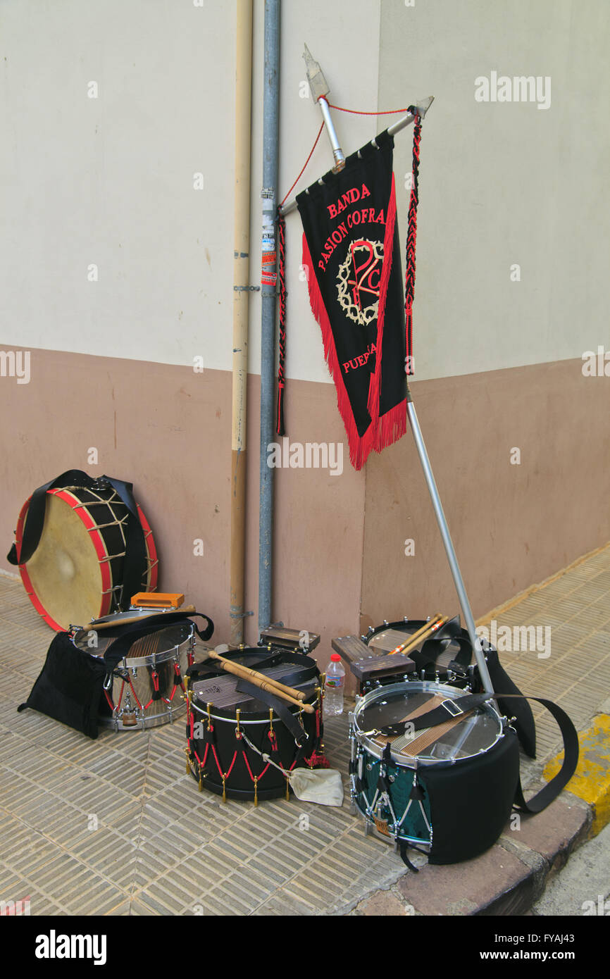 Bombos y Tambores (Drum Festival) in Moncofa Spagna Foto Stock