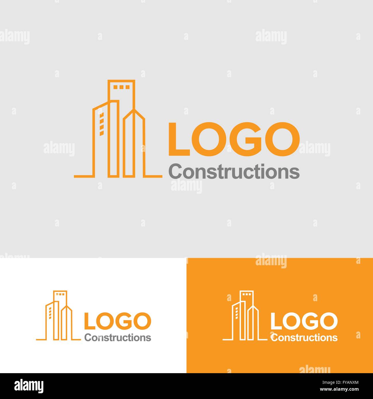Creative Corporate Logo Design Template Professional Business Card e carta intestata il layout di progettazione completamente modificabile la grafica vettoriale Illustrazione Vettoriale