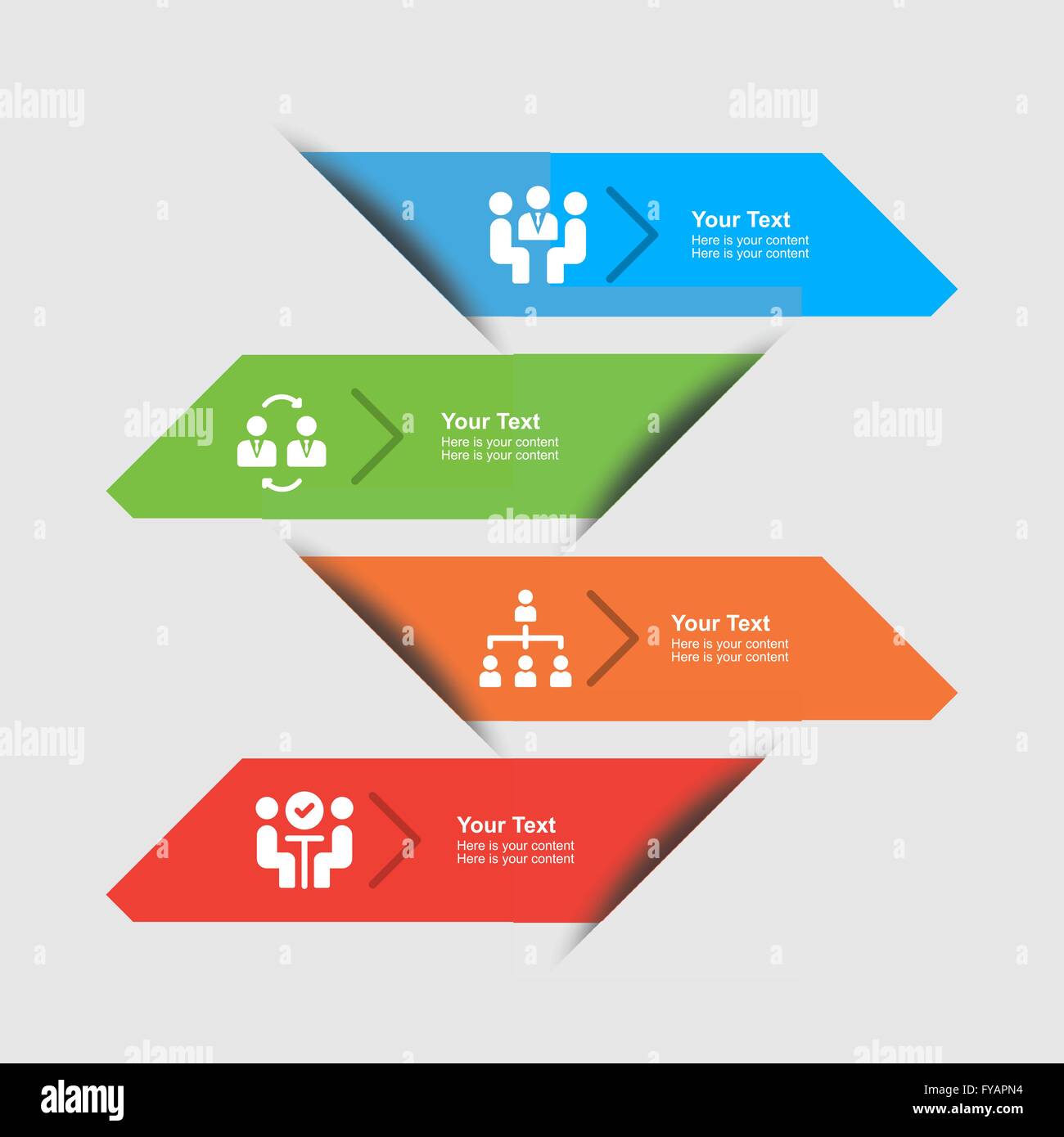Infographics Modello di progetto Illustrazione Vettoriale