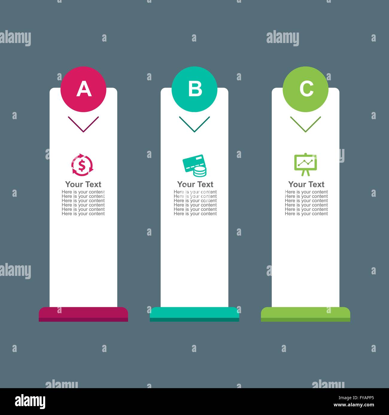 Infographics Modello di progetto Illustrazione Vettoriale