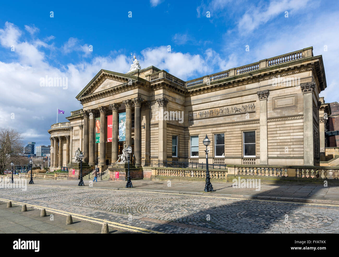 La Walker Art Gallery, William Brown Street, Liverpool, in Inghilterra, Regno Unito Foto Stock