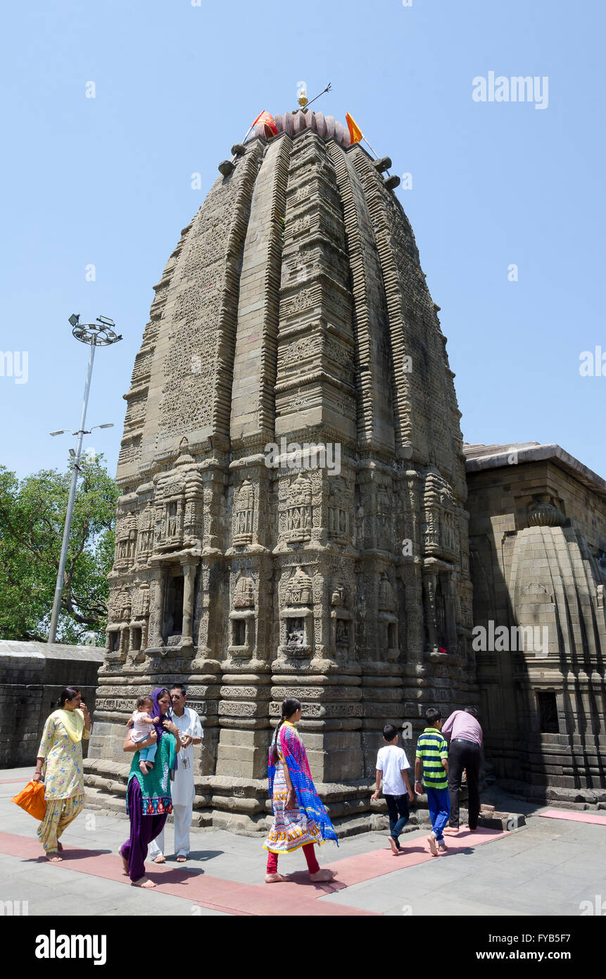 Vaidyanath tempio a Baijnath, vicino Dharamshala, distretto di Kangra, Himachal Pradesh, India, Foto Stock Vaidyanath tempio a Baijnath, vicino Dharamshala, distretto di Kangra, Himachal Pradesh, India, Foto Stock