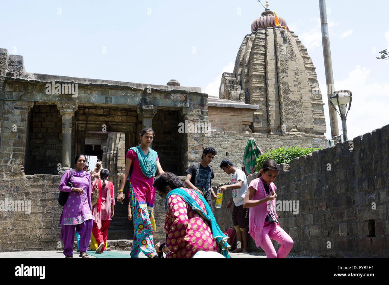 Vaidyanath tempio a Baijnath, vicino Dharamshala, distretto di Kangra, Himachal Pradesh, India, Foto Stock Vaidyanath tempio a Baijnath, vicino Dharamshala, distretto di Kangra, Himachal Pradesh, India, Foto Stock