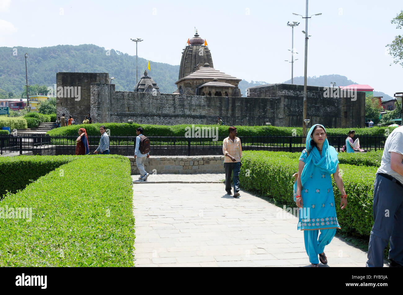 Vaidyanath tempio a Baijnath, vicino Dharamshala, distretto di Kangra, Himachal Pradesh, India, Foto Stock Vaidyanath tempio a Baijnath, vicino Dharamshala, distretto di Kangra, Himachal Pradesh, India, Foto Stock