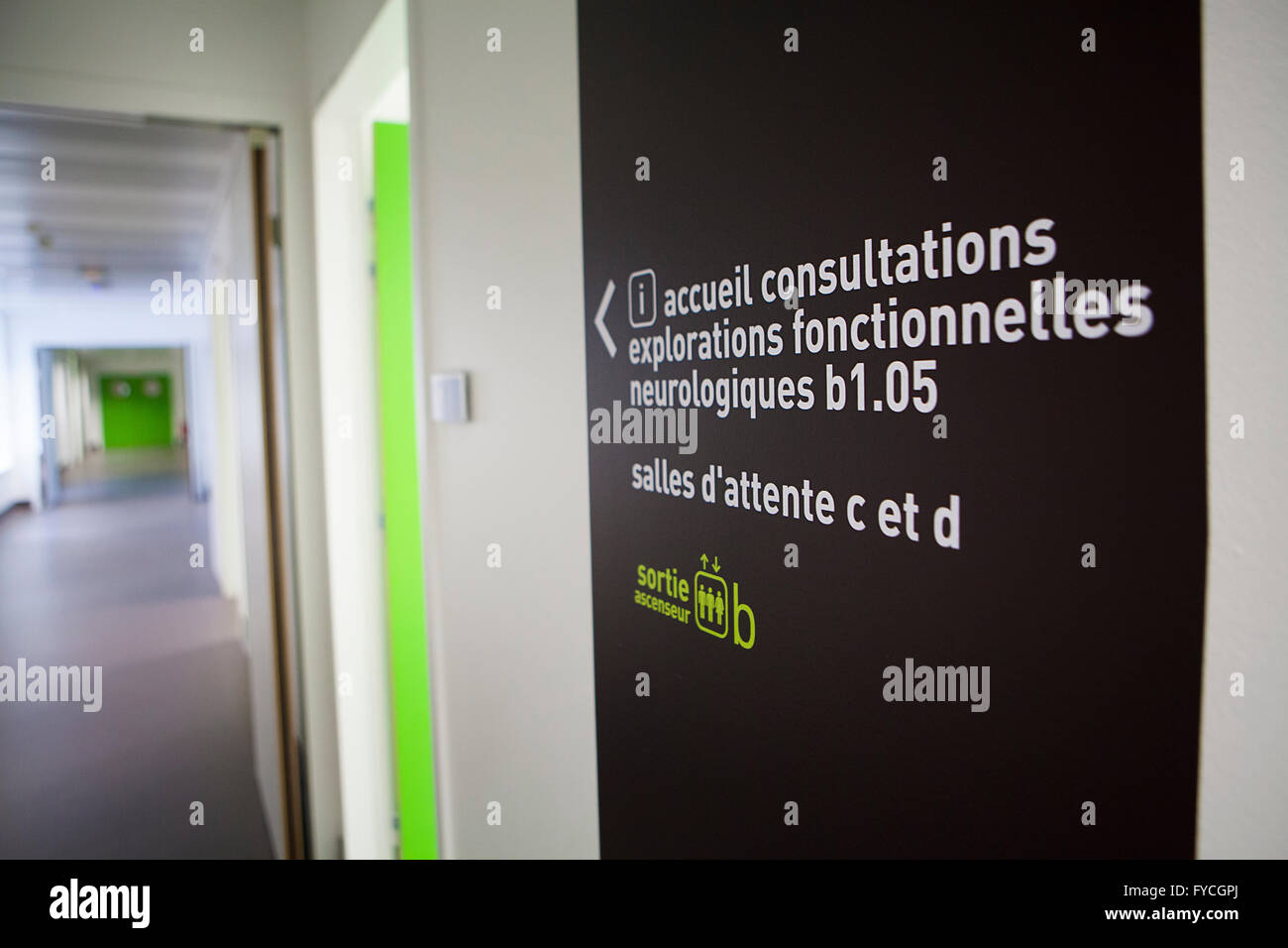 Neurologiche esplorazione funzionale Foto Stock