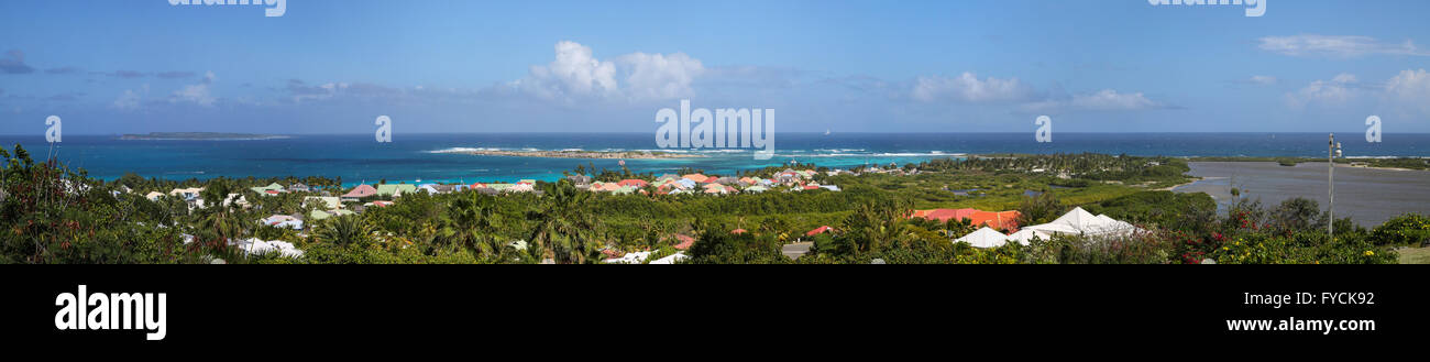 Photomerged Panorama di Orient Bay Foto Stock