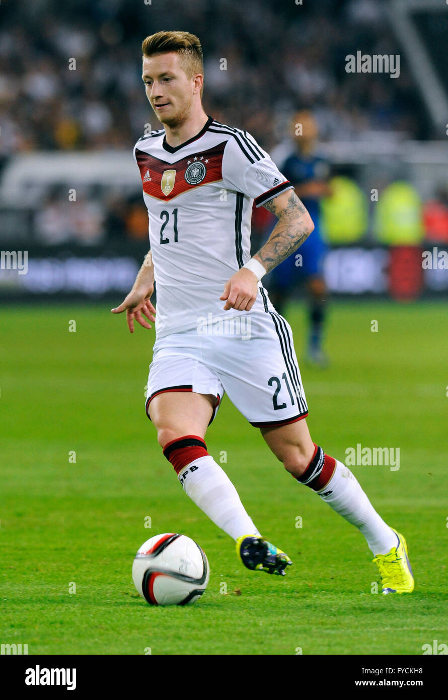 Marco Reus, GER, friendly international, Germania vs Argentina 2:4, Esprit Arena, Düsseldorf, Renania settentrionale-Vestfalia, Germania Foto Stock