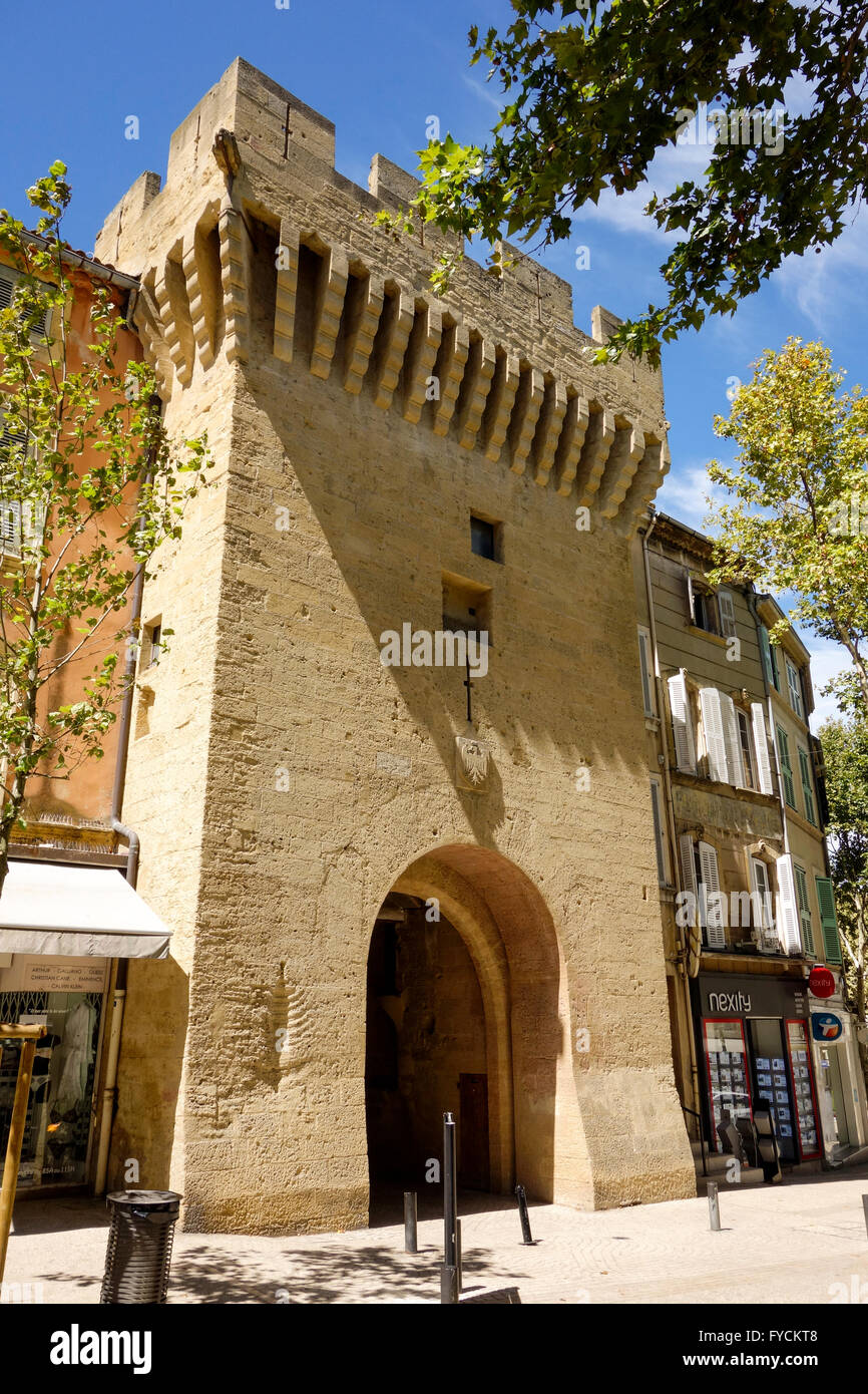 La Tour Bourg Neuf, Salon de Provence, Bouches du Rhone, PACA, Francia Foto Stock