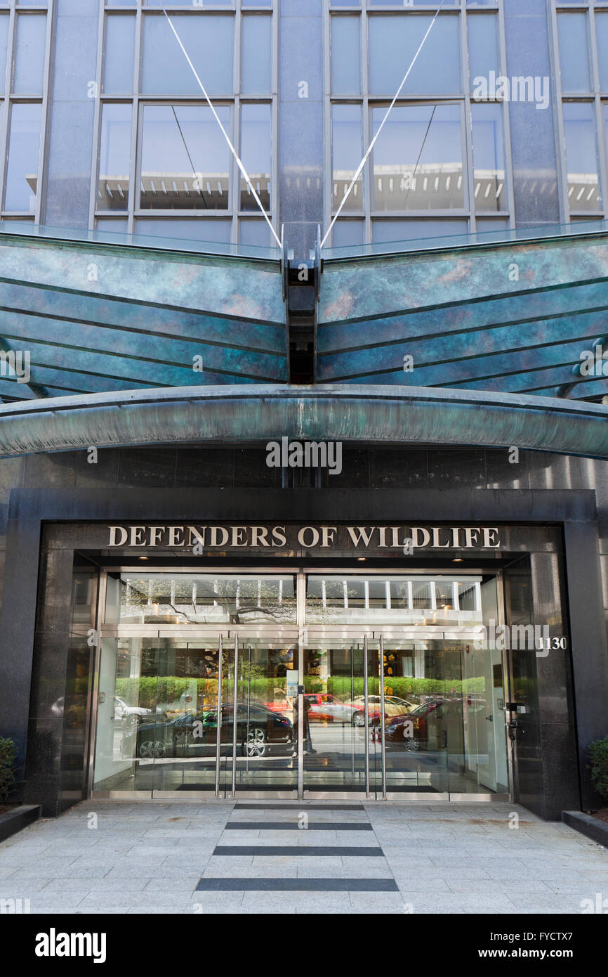 I difensori della fauna selvatica headquarters building - Washington DC, Stati Uniti d'America Foto Stock