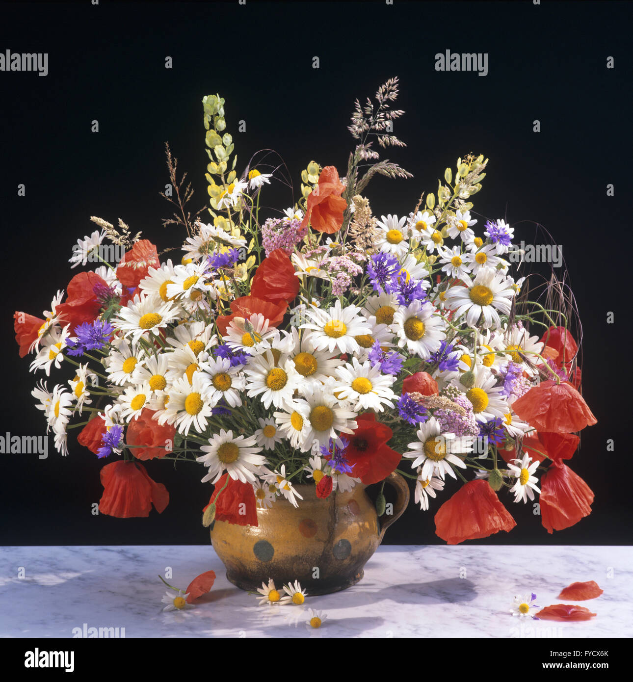 Bouquet di fiori selvatici Foto Stock