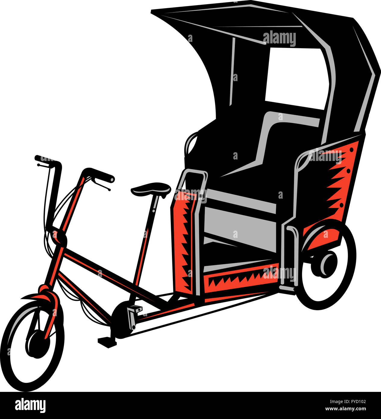 Rickshaw del ciclo Foto Stock
