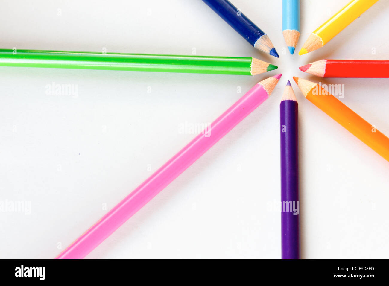 Matite di colore Foto Stock