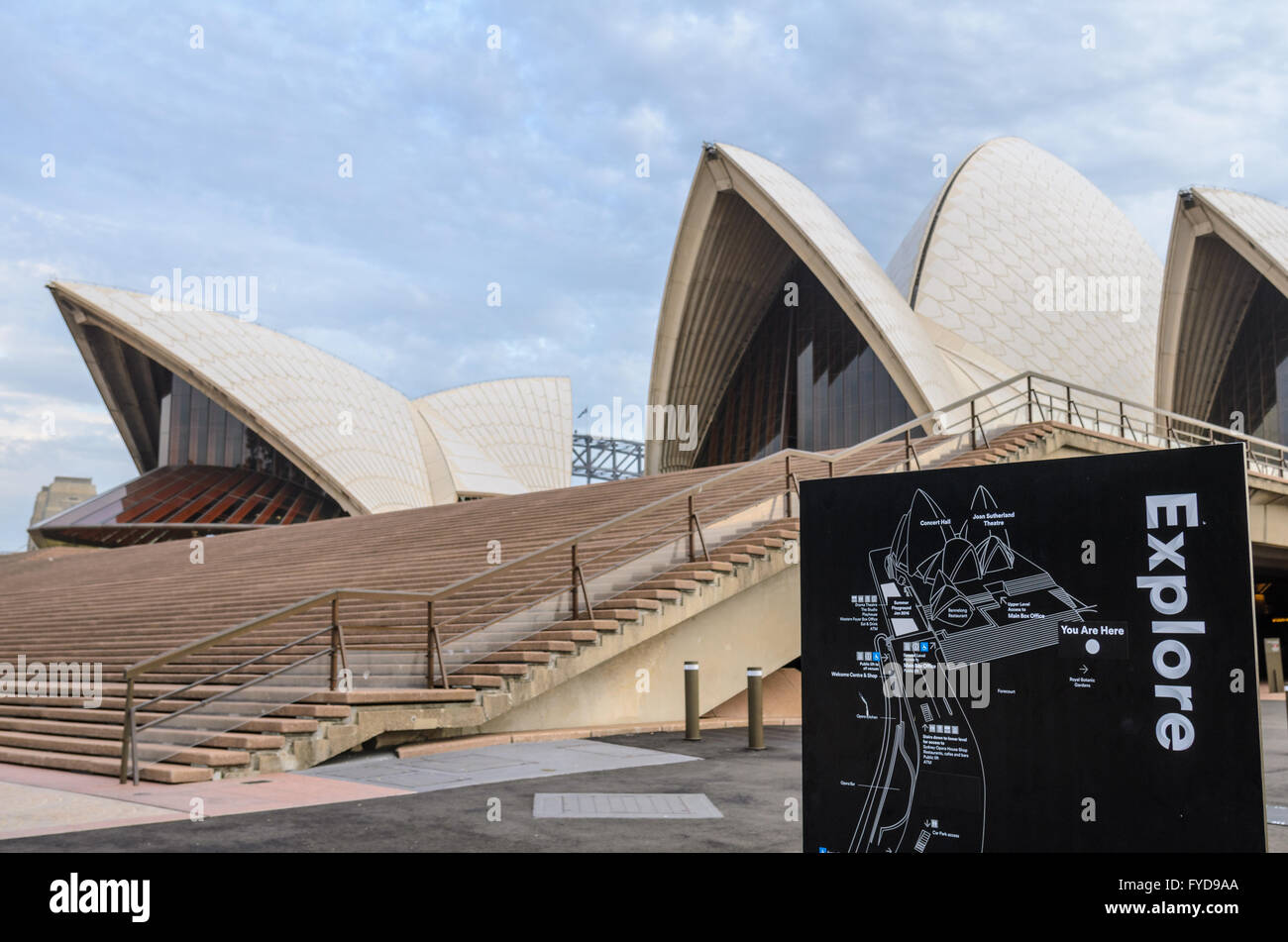 La Opera House di Sydney Foto Stock