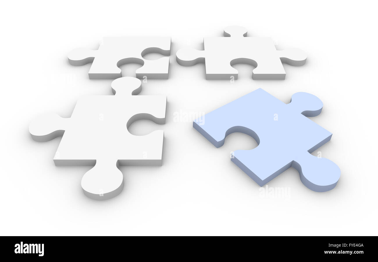 Pezzo mancante Foto Stock