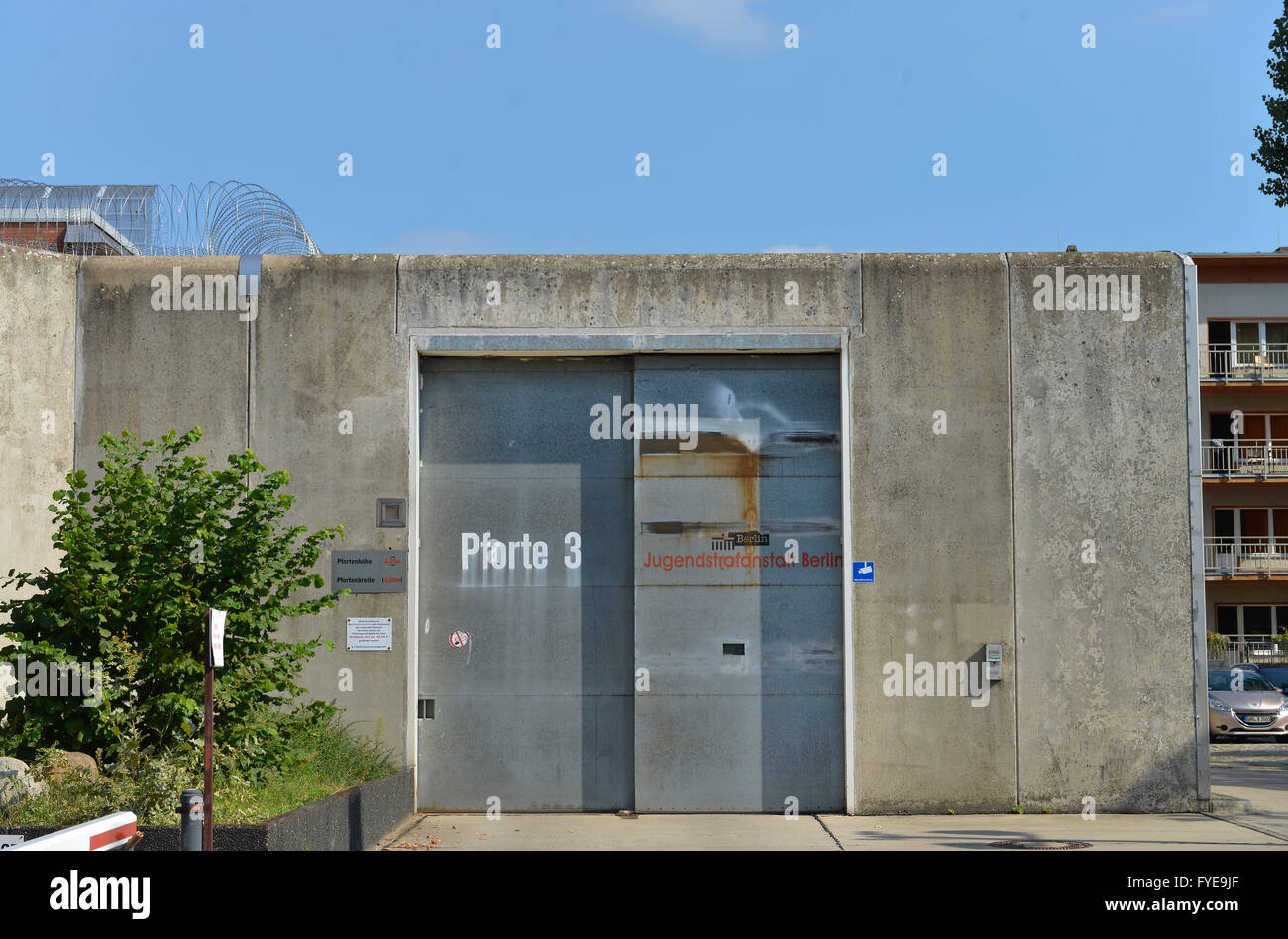 Justizvollzugsanstalt Ploetzensee, Friedrich-Olbricht-Damm, Charlottenburg di Berlino, Deutschland / Plötzensee Foto Stock