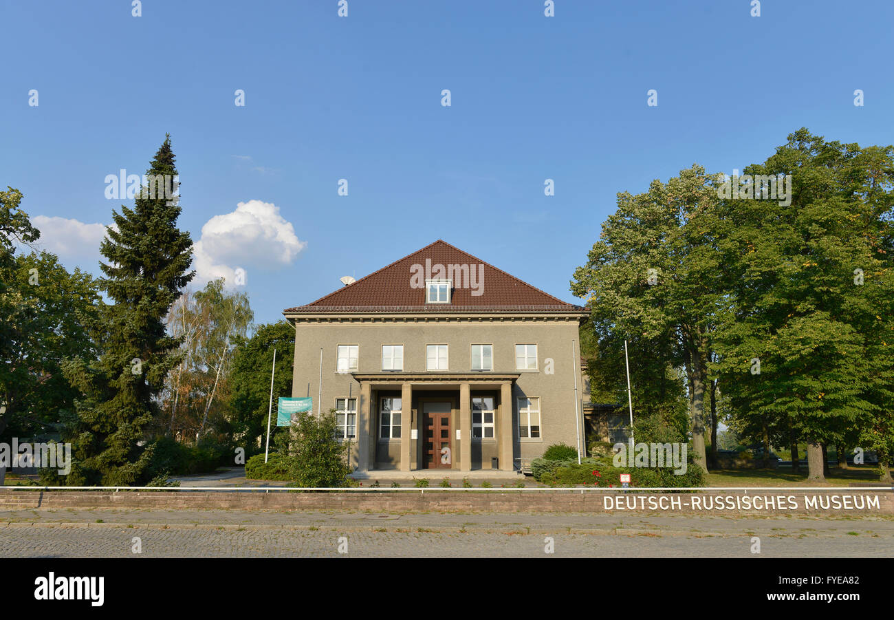 Museo Deutsch-Russisches, Zwieseler Strasse, Karlshorst, Lichtenberg di Berlino, Deutschland Foto Stock