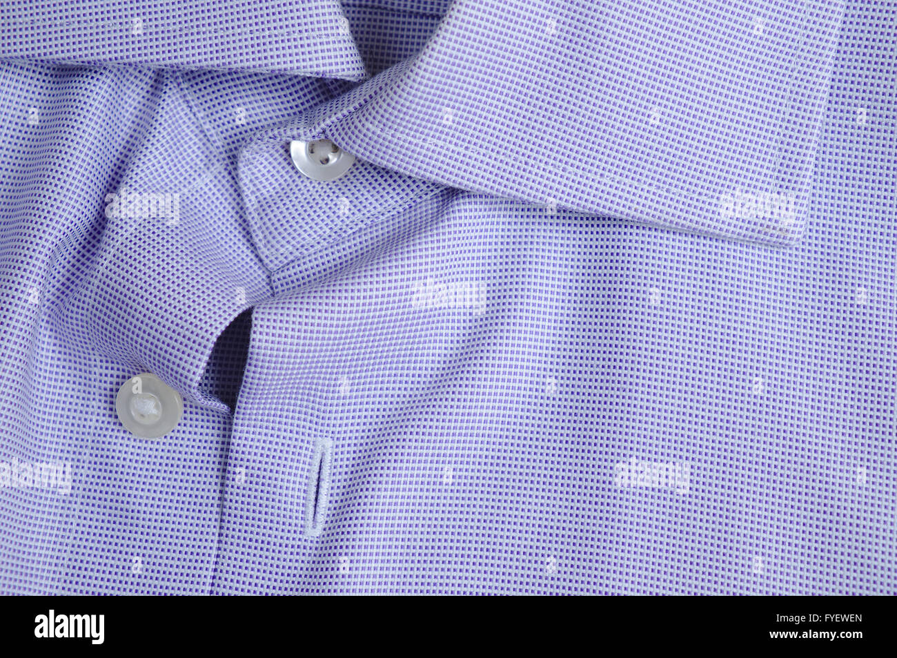 Viola abito formale shirt Foto Stock