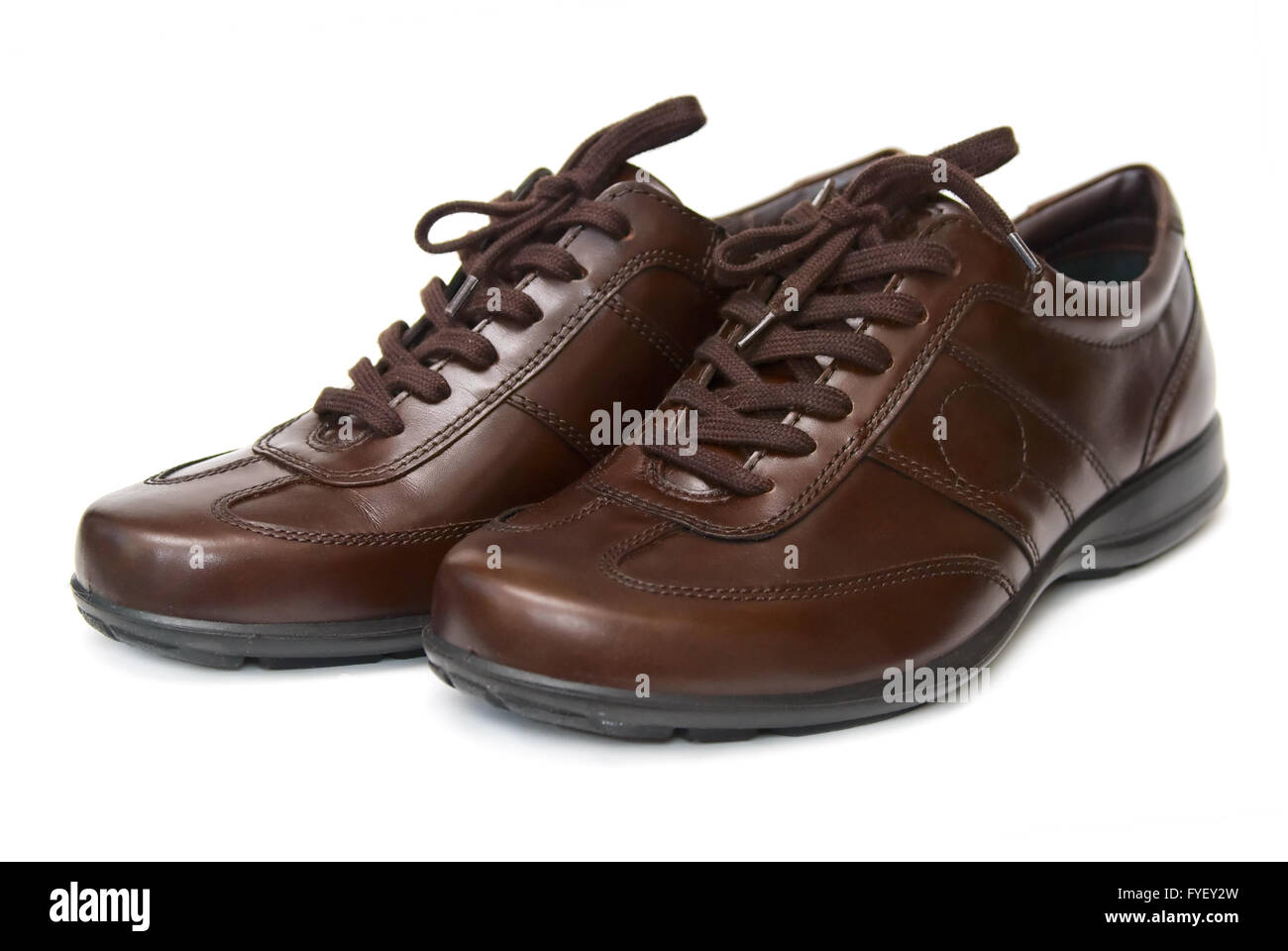 scarpe marroni Foto Stock