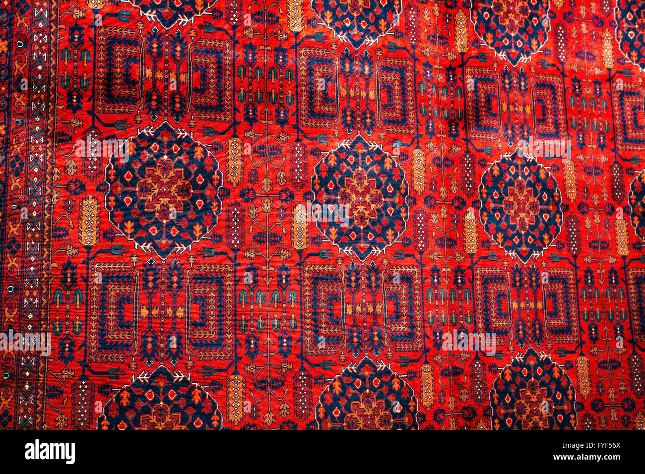 Tappeti turchi fatti a mano in vendita. Turchia Foto Stock