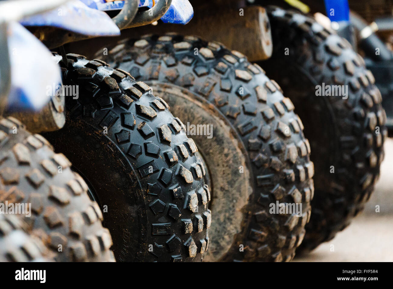 Attività ricreative quad bikes UK Foto Stock