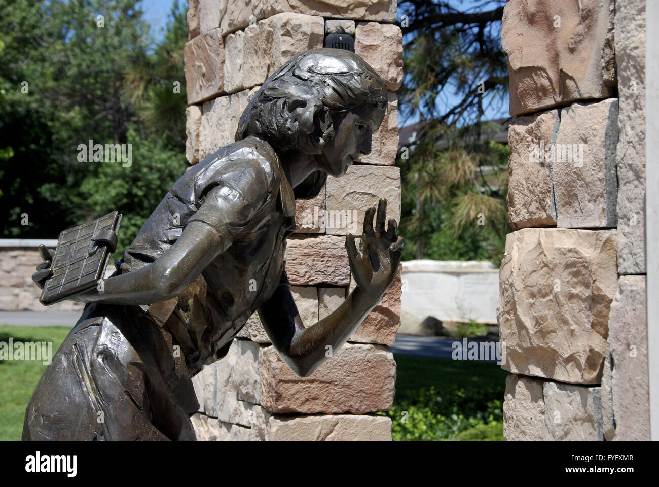 La casa di Anna Frank Memorial, il Boise, Idaho Foto Stock