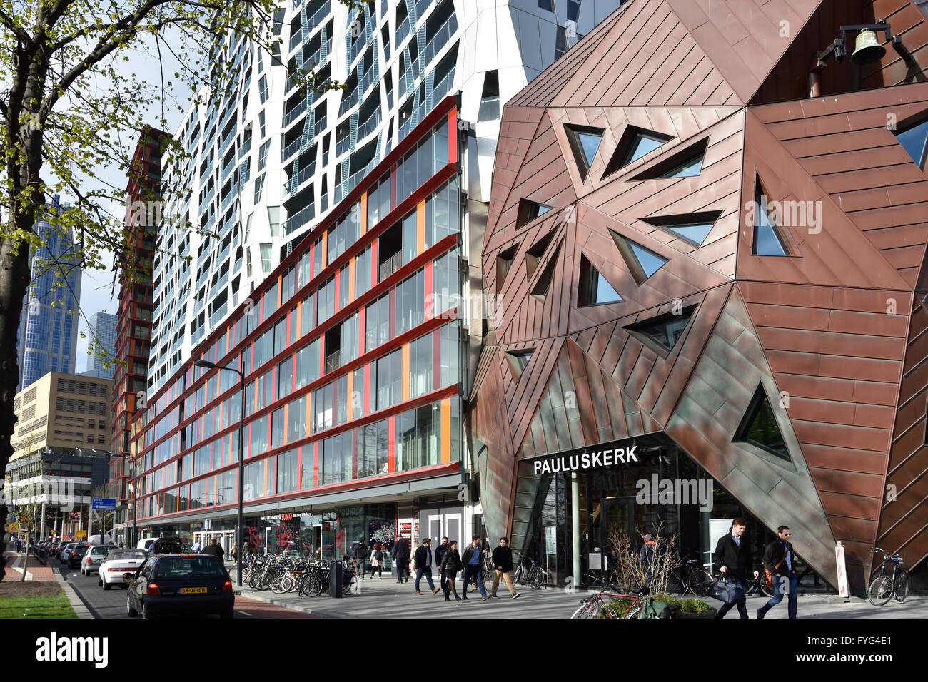 Pauluskerk Chiesa riformata protestante ( Mauritsweg ) Rotterdam Olandese moderno City Paesi Bassi Foto Stock