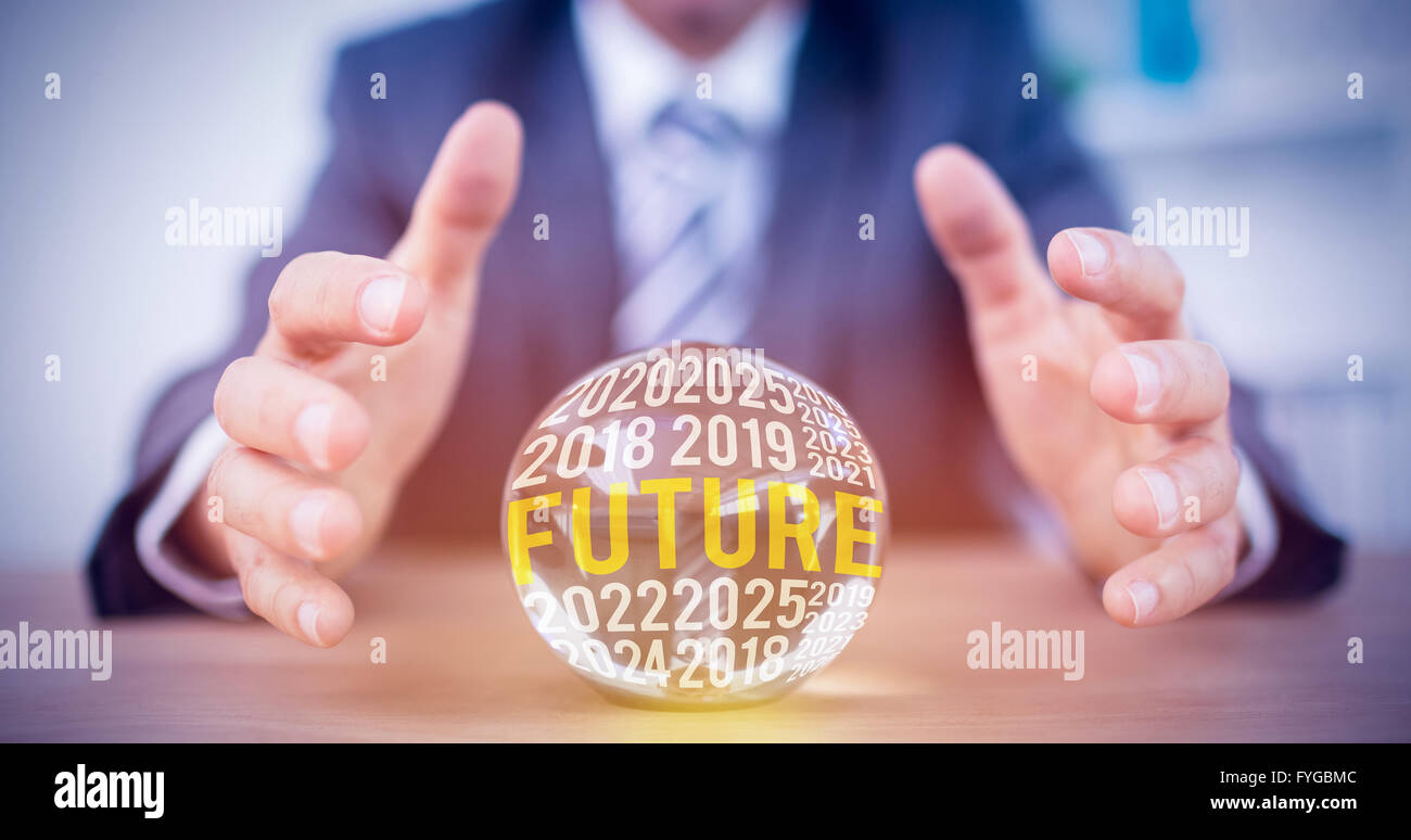 Immagine composita della parola futuro Foto Stock