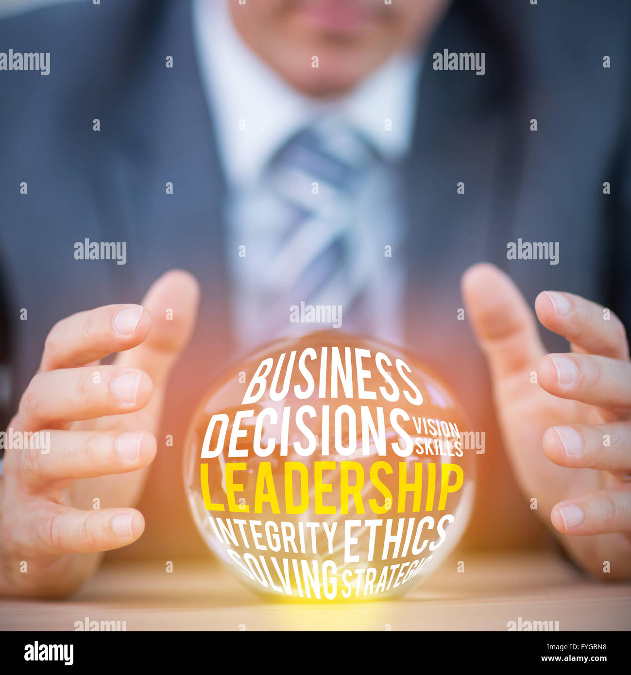 Immagine composita della parola leadership Foto Stock