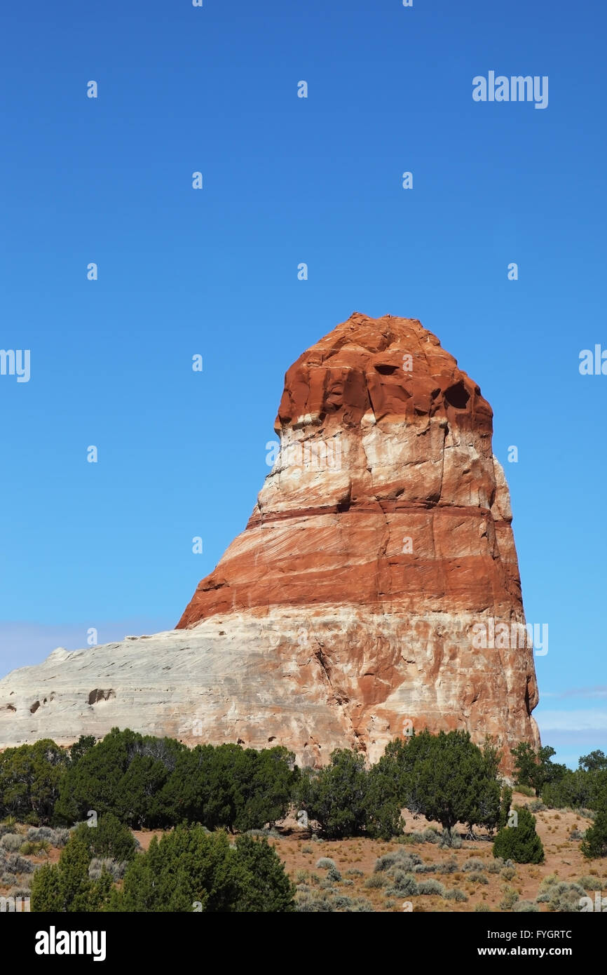 I fenomeni naturali - Le colonne di pietra arenaria rossa Foto Stock