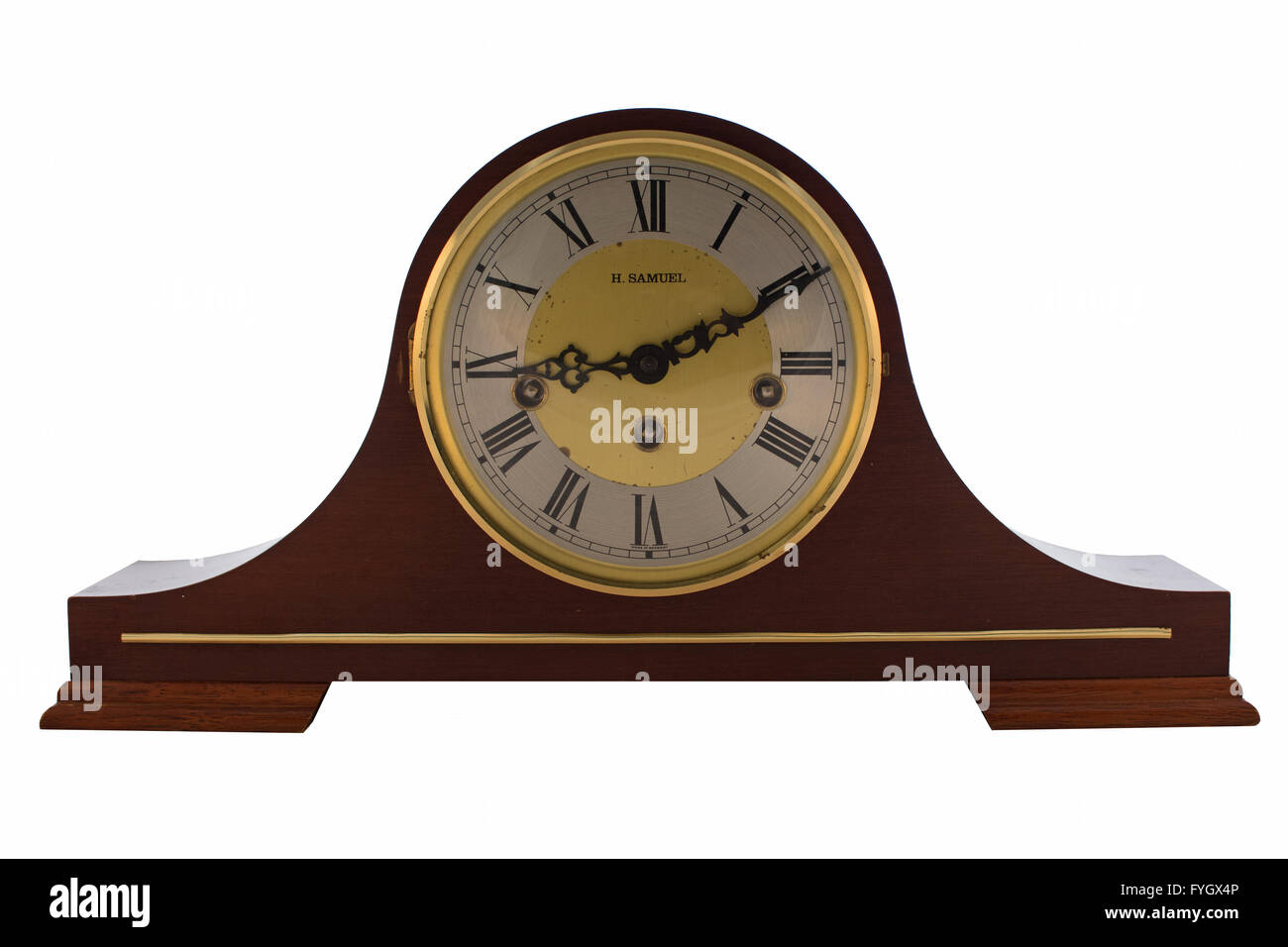 Un H. Samuel antico orologio a mantello Foto Stock