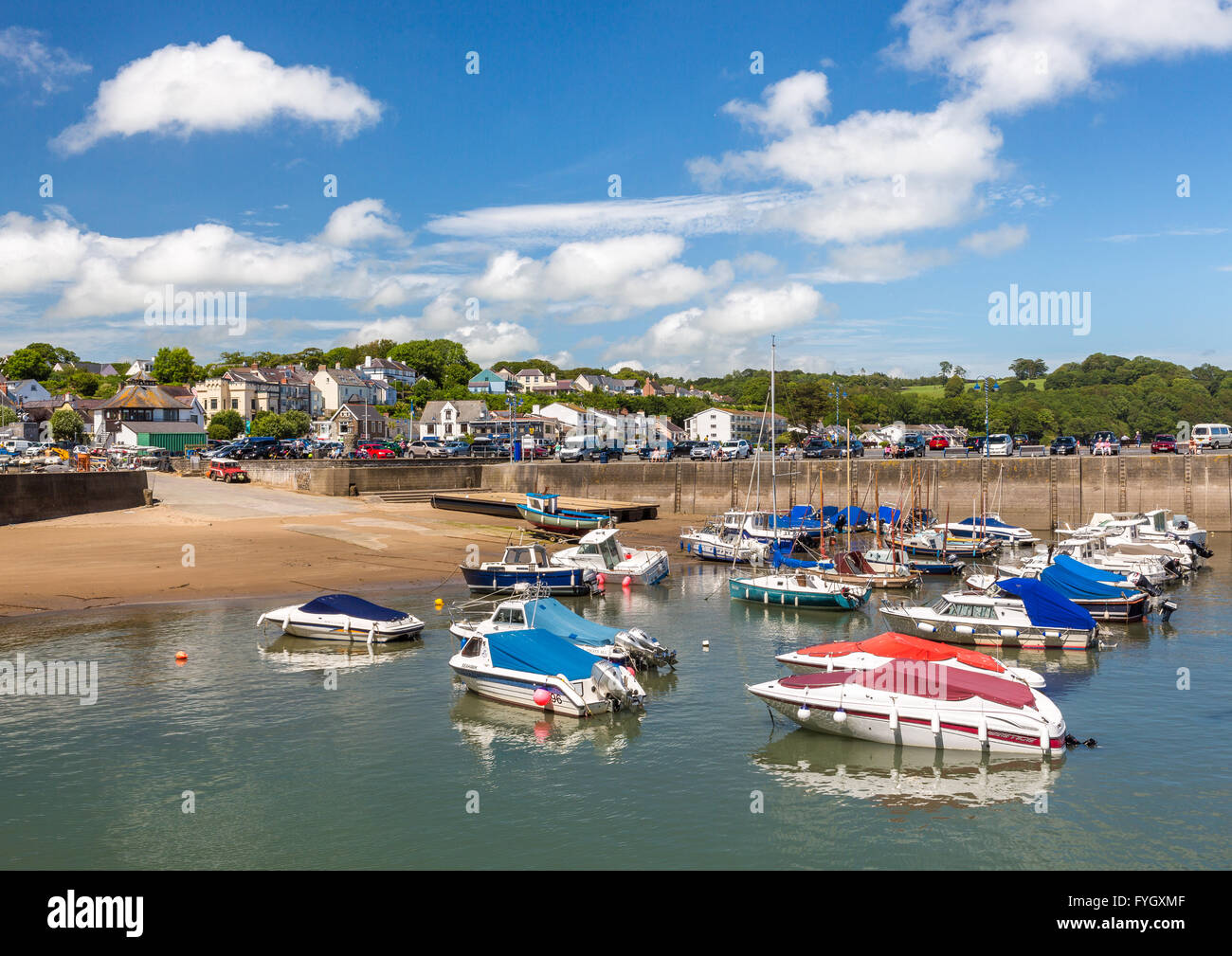 Saundersfoot - Pembrokeshire Foto Stock