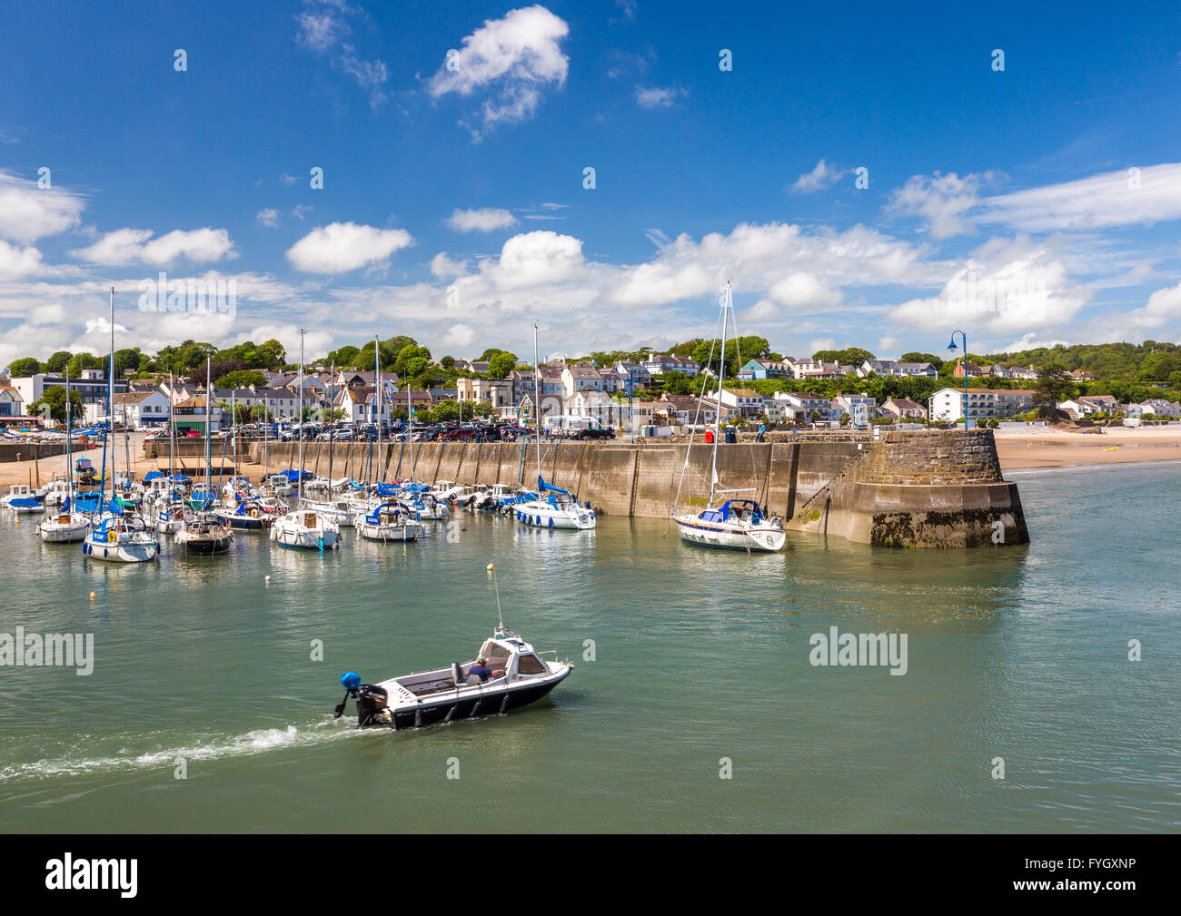 Saundersfoot - Pembrokeshire Foto Stock