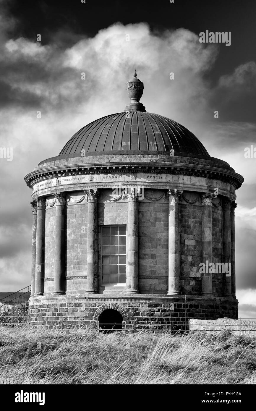 Mussenden Temple, Downhill Demesne, Castlerock, County Antrim, Ulster (Irlanda del Nord Europa Foto Stock